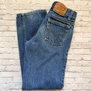 Vintage Levi's 501 Kids Blue Denim Jeans
